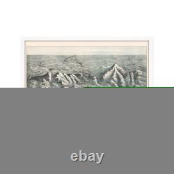 1890 White Mountains Map Framed Vintage Map of the White Mountains Wall Art