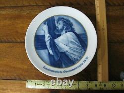 Antique 1930 Easter Porcelain Jesus Good Friday Religious Mettlach quality