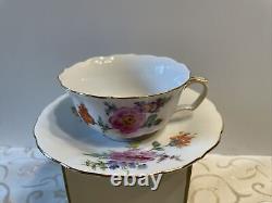 Antique Meissen Porcelain Teacup & Saucer Set 12pieces- 1 choice-MINT