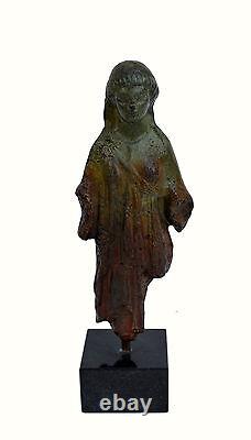 Bronze sculpture Kore statue Ancient Greek marble based artifact