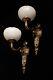 High Quality Alabaster Wall Sconces Antique style white color