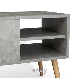 Lift Top Coffee Table with Hidden Compartment and Adjustable Storage Shelf