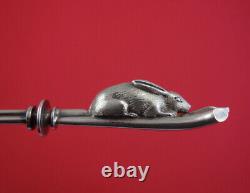 Rabbit Whiting Sterling Silver Sugar Sifter GW 7 1/2 Museum Quality 3D Figural