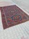 Real Antique Rug, Caucasian High Quality Antique Old Rug Natural Wool Sumak Rug