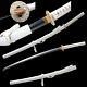 Top High quality Grind Folded steel Clay Tempered Japanese White Katana Sharp